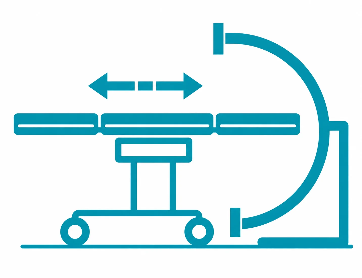 Manual C-Arm Compatible Table - Horizontal Sliding